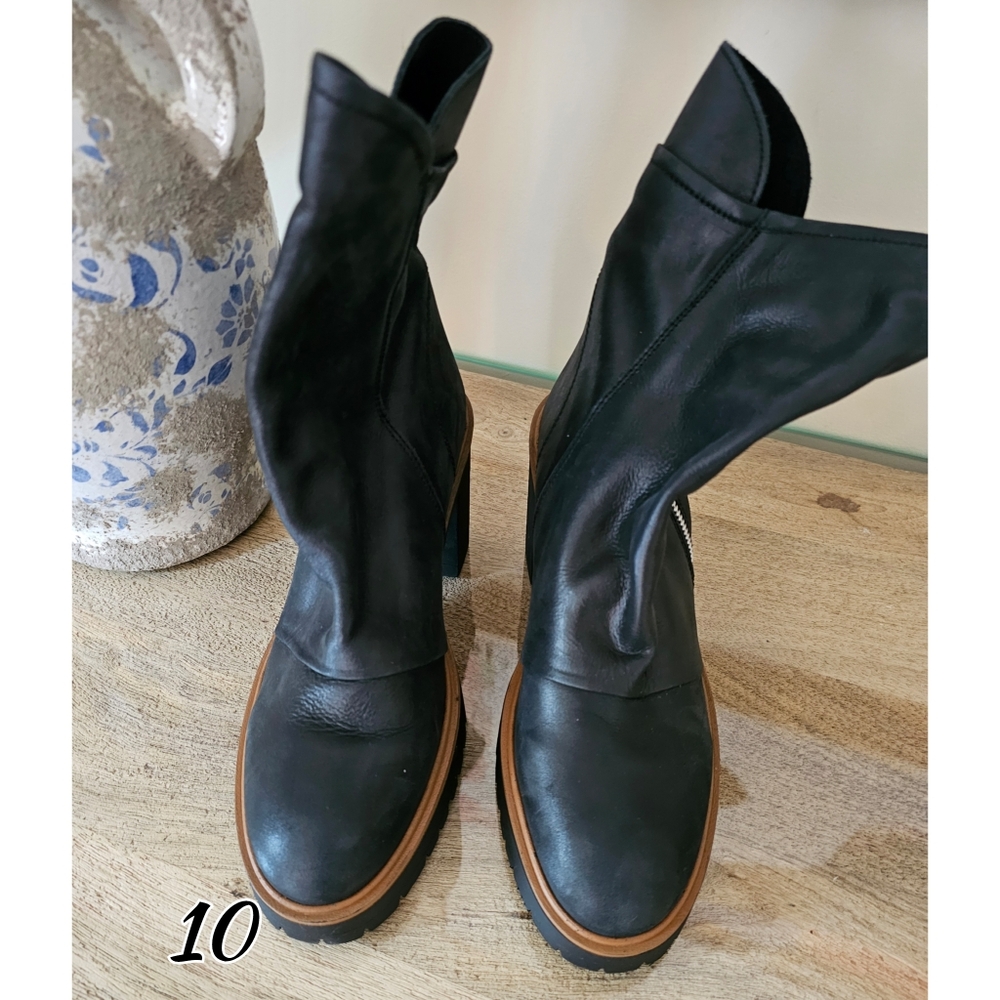 Free People Jack Zip Ankle Boots Size 10 - Picture 7 of 9